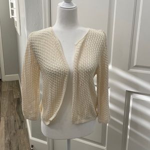 Nordstrom Frenchi open cardigan 💯 cotton